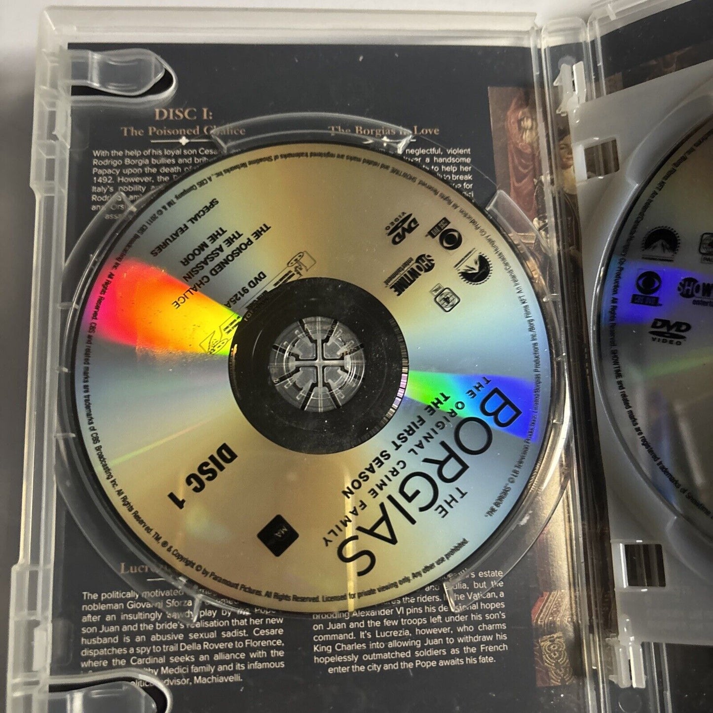 The Borgias : Season 1 (DVD, 2011, 3-Disc) Region 4