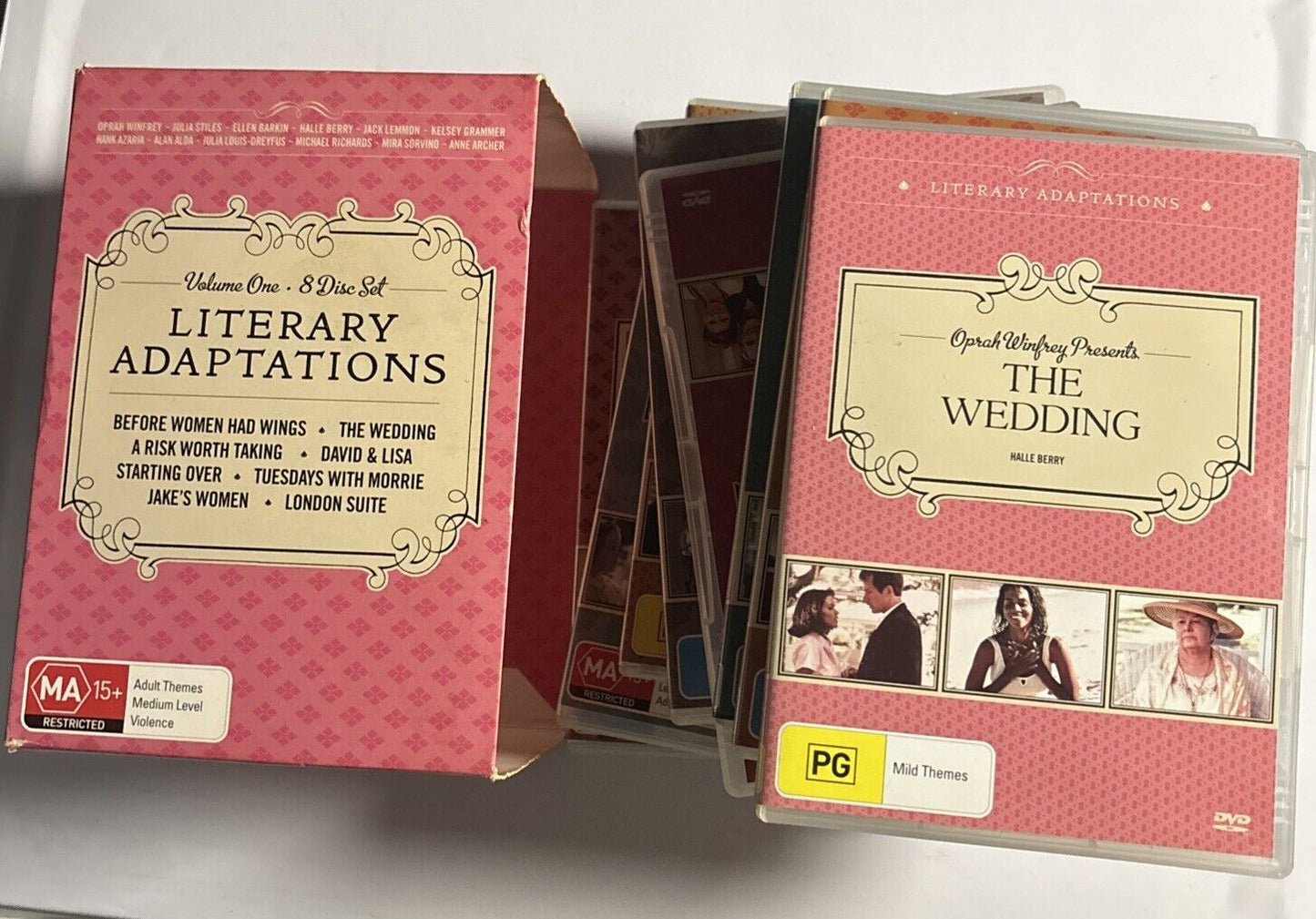 Literary Adaptations : Vol 1  (DVD, 2013, 8-Disc) Oprah Winfrey All Regions