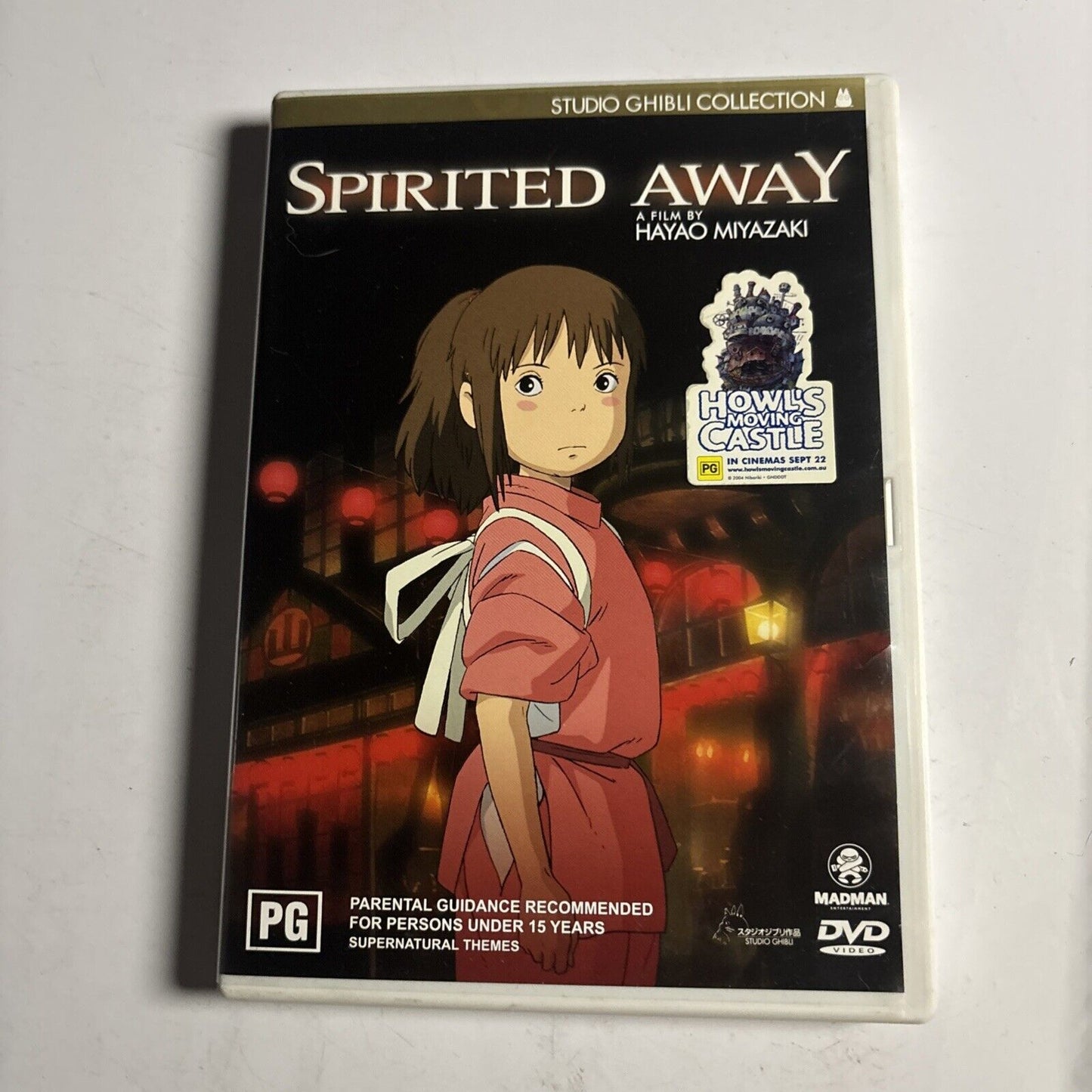 Spirited Away (DVD, 2002) Studio Ghibli, Hayao Miyazaki Region 4
