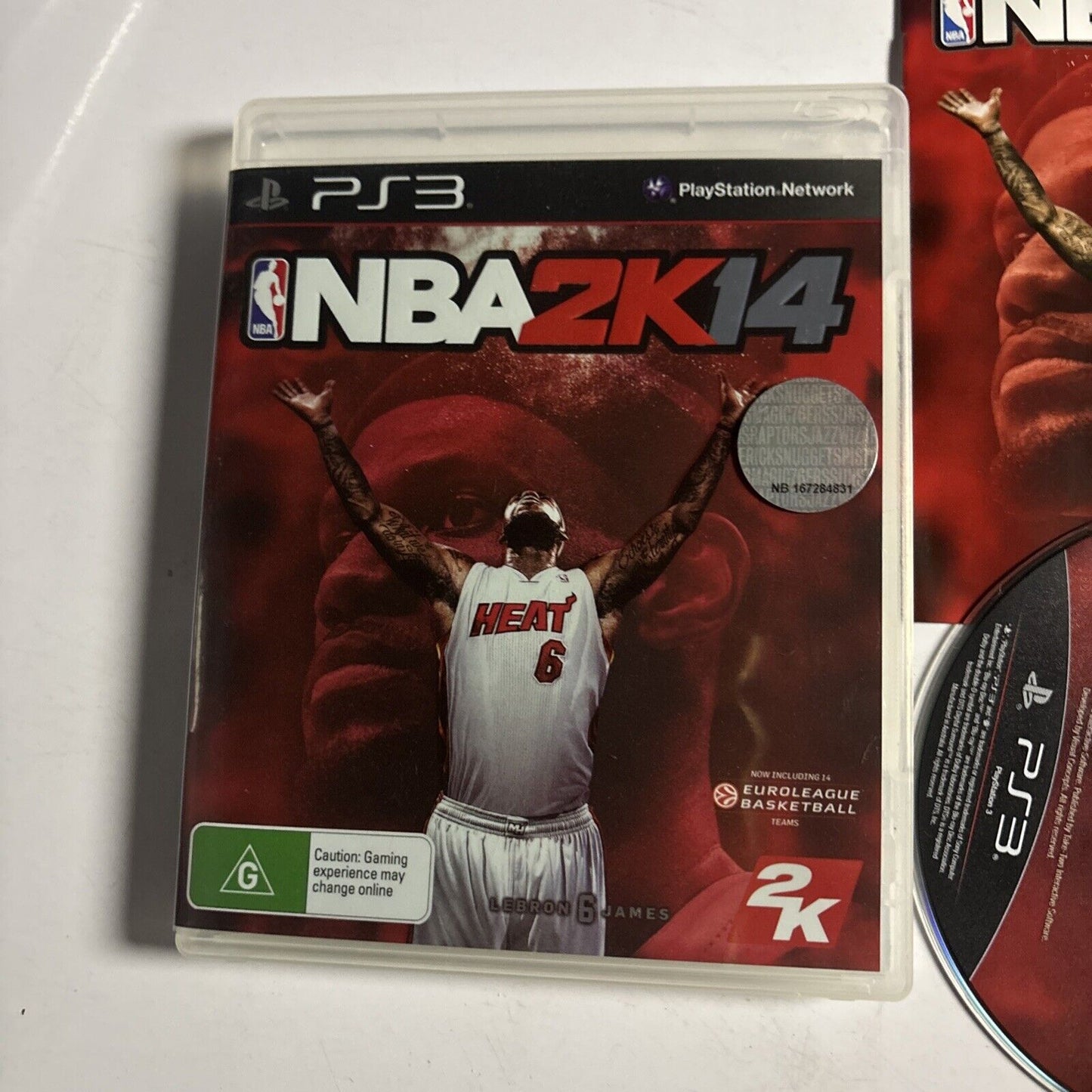 NBA 2K14 - PS3 Sony Playstation 3 Manual LeBron James
