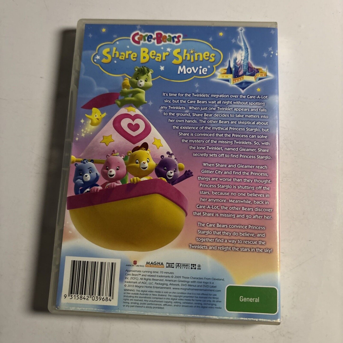 Care Bears - Share Bear Shines Movie (DVD, 2008) Region 4