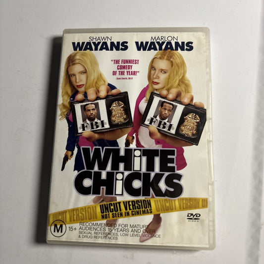 White Chicks (DVD, 2004) Shawn Wayans, Marlon Wayans, Jamie King Region 4