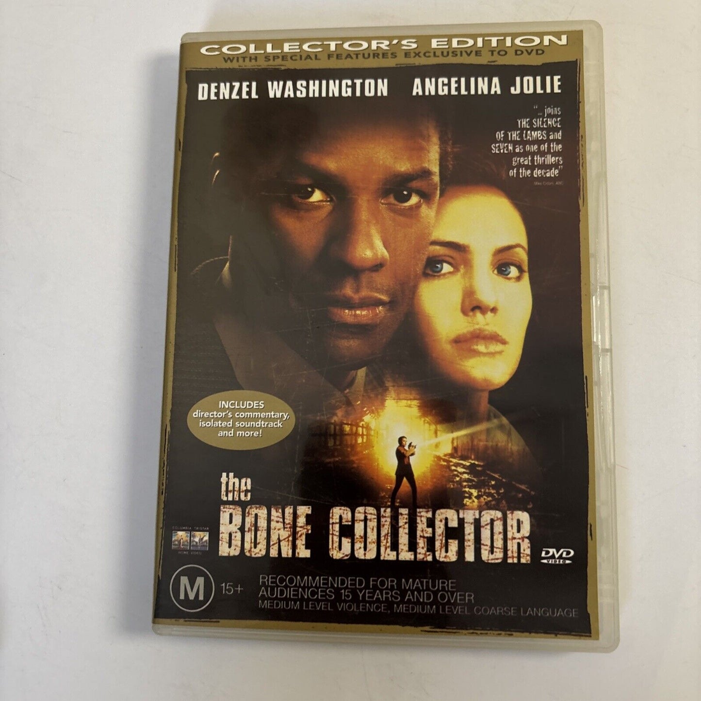 The Bone Collector (DVD, 1999) Denzel Washington, Angelina Jolie Region 4