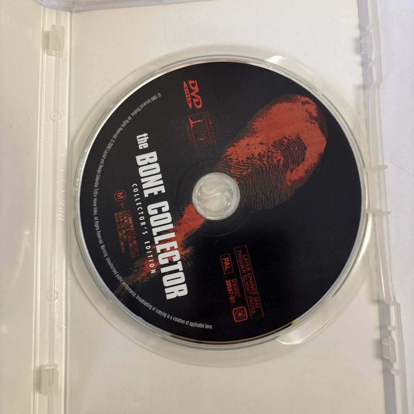 The Bone Collector (DVD, 1999) Denzel Washington, Angelina Jolie Region 4