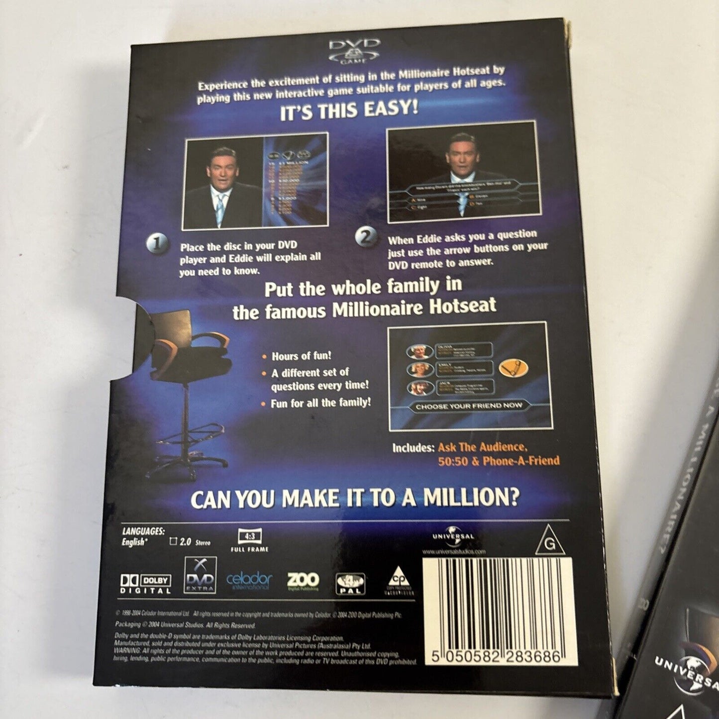 Who Wants to be a Millionaire (DVD, 1999) Eddie McGuire  Region 4