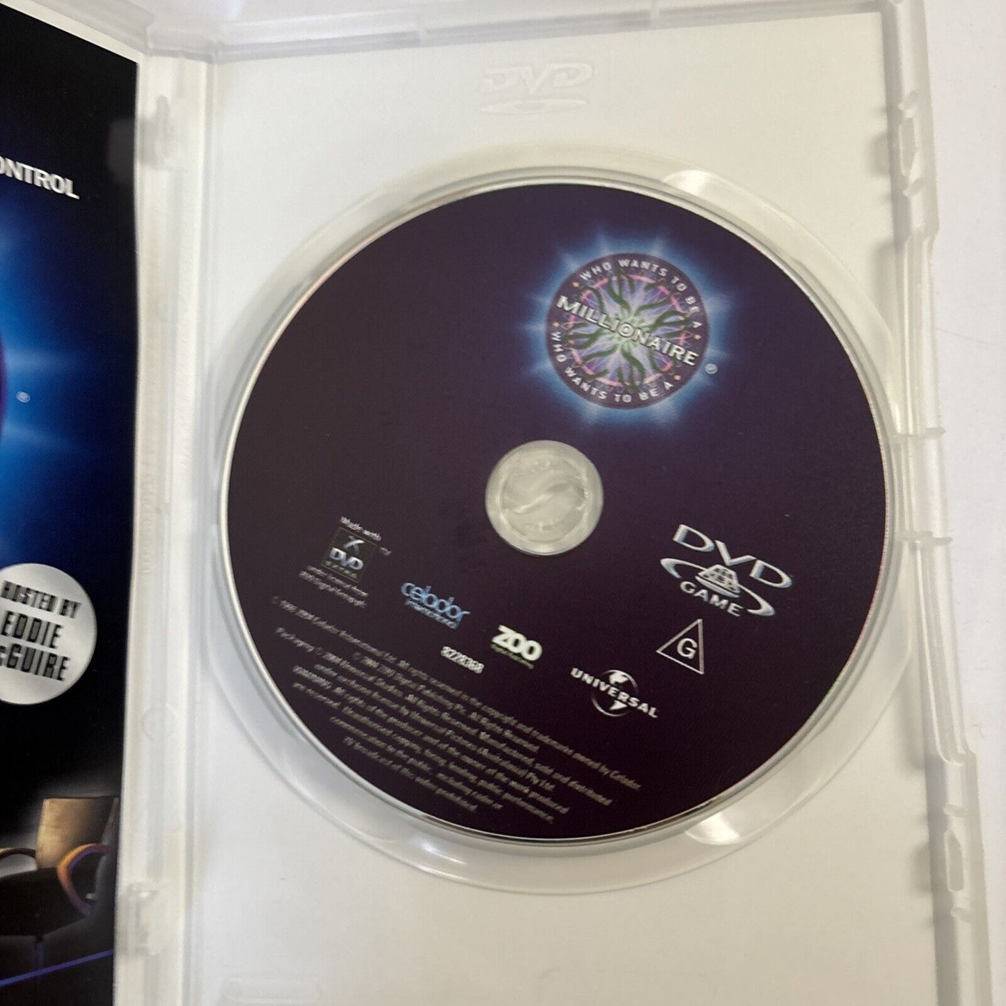 Who Wants to be a Millionaire (DVD, 1999) Eddie McGuire  Region 4
