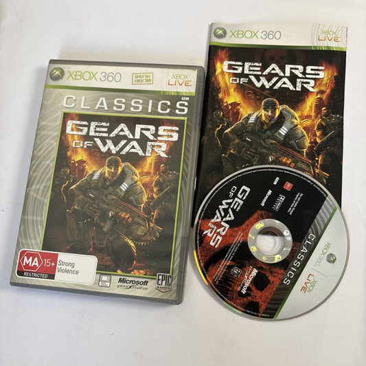Gears of War (Microsoft Xbox 360, 2006) Manual PAL