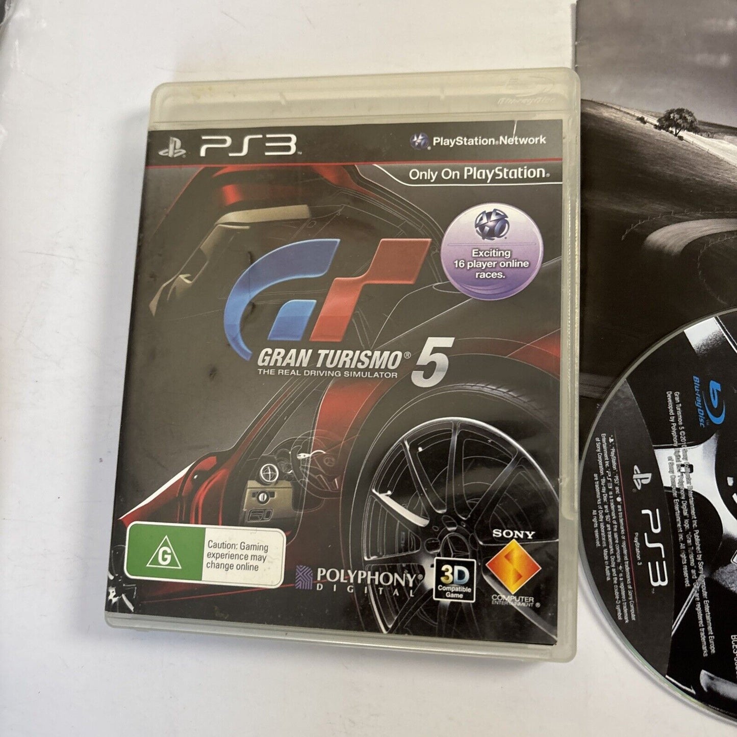 Gran Turismo 5 - Sony PlayStation 3 PS3 2010 Game Complete + Manual