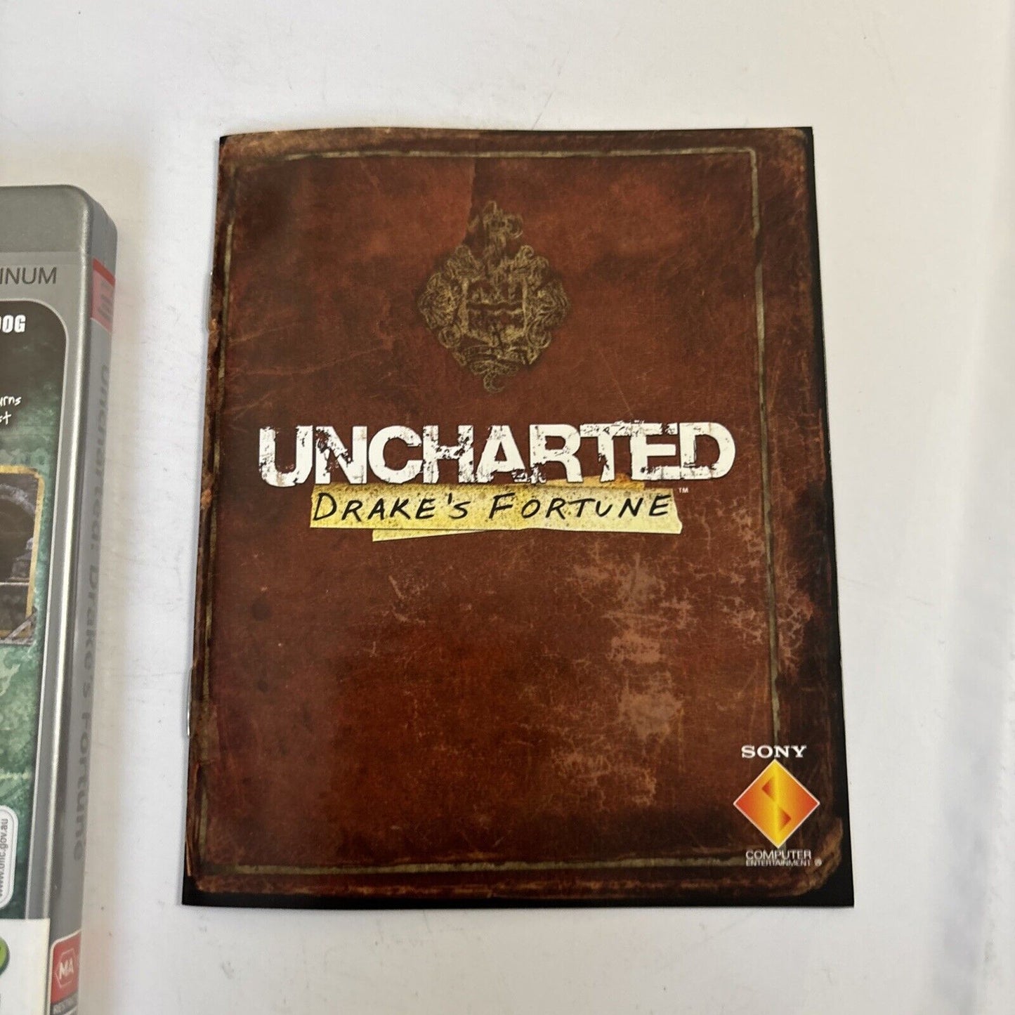 Uncharted: Drakes Fortune - Sony Playstation 3 PS3 2007 Game + Manual