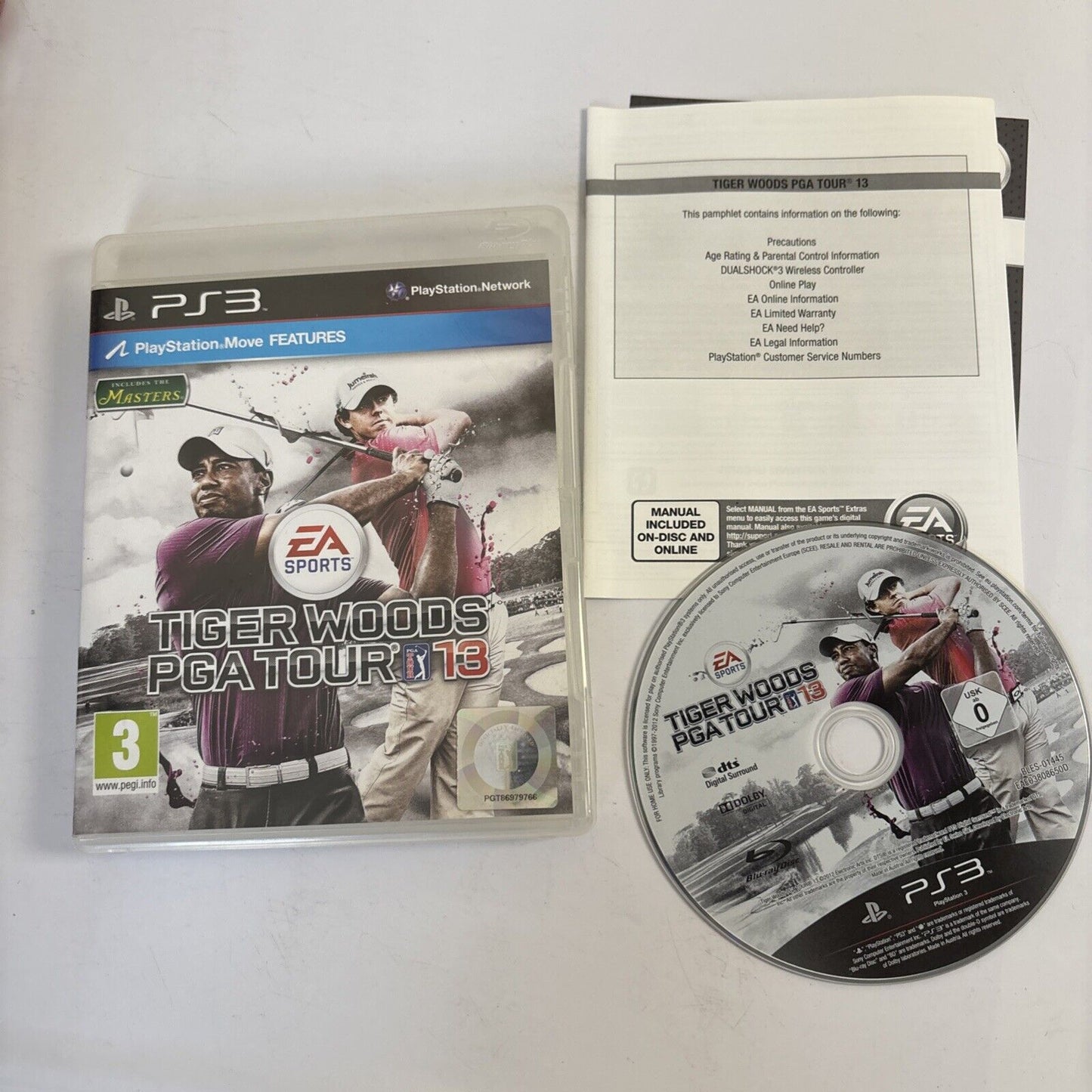 Tiger Woods PGA Tour 13 PS3 Sony PlayStation 3