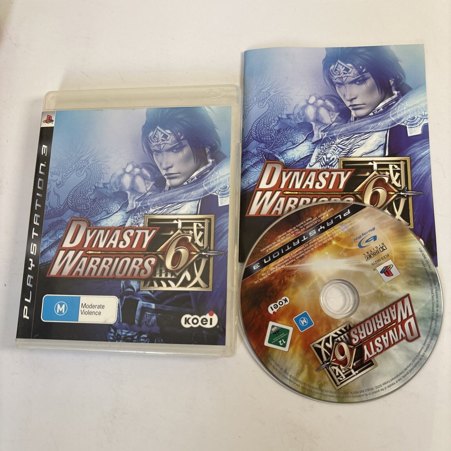 Dynasty Warriors 6 Sony PlayStation 3 PS3 Game Complete With Manual