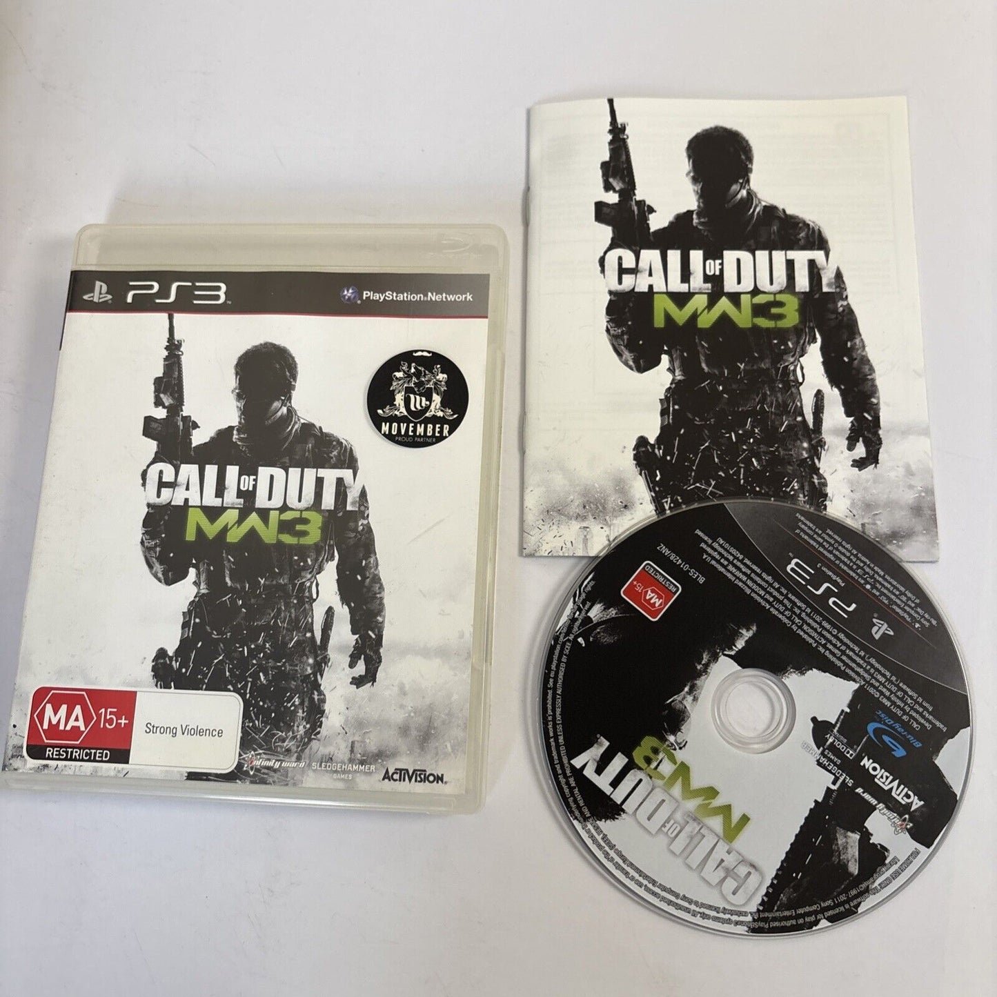 Call Of Duty: Modern Warfare 3 - Sony Playstation 3 - Complete With Manual