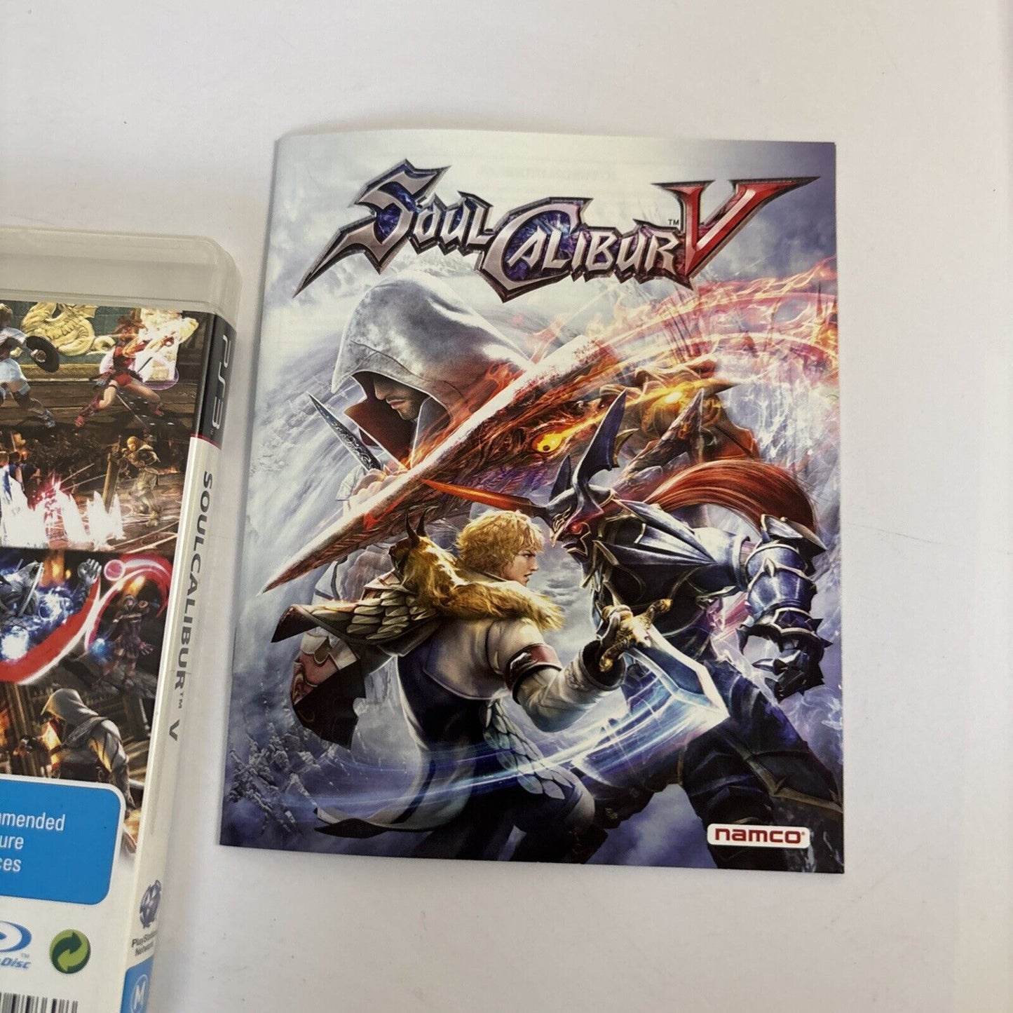 Soulcalibur V 5 (Sony PlayStation 3, 2012) PS3 Manual