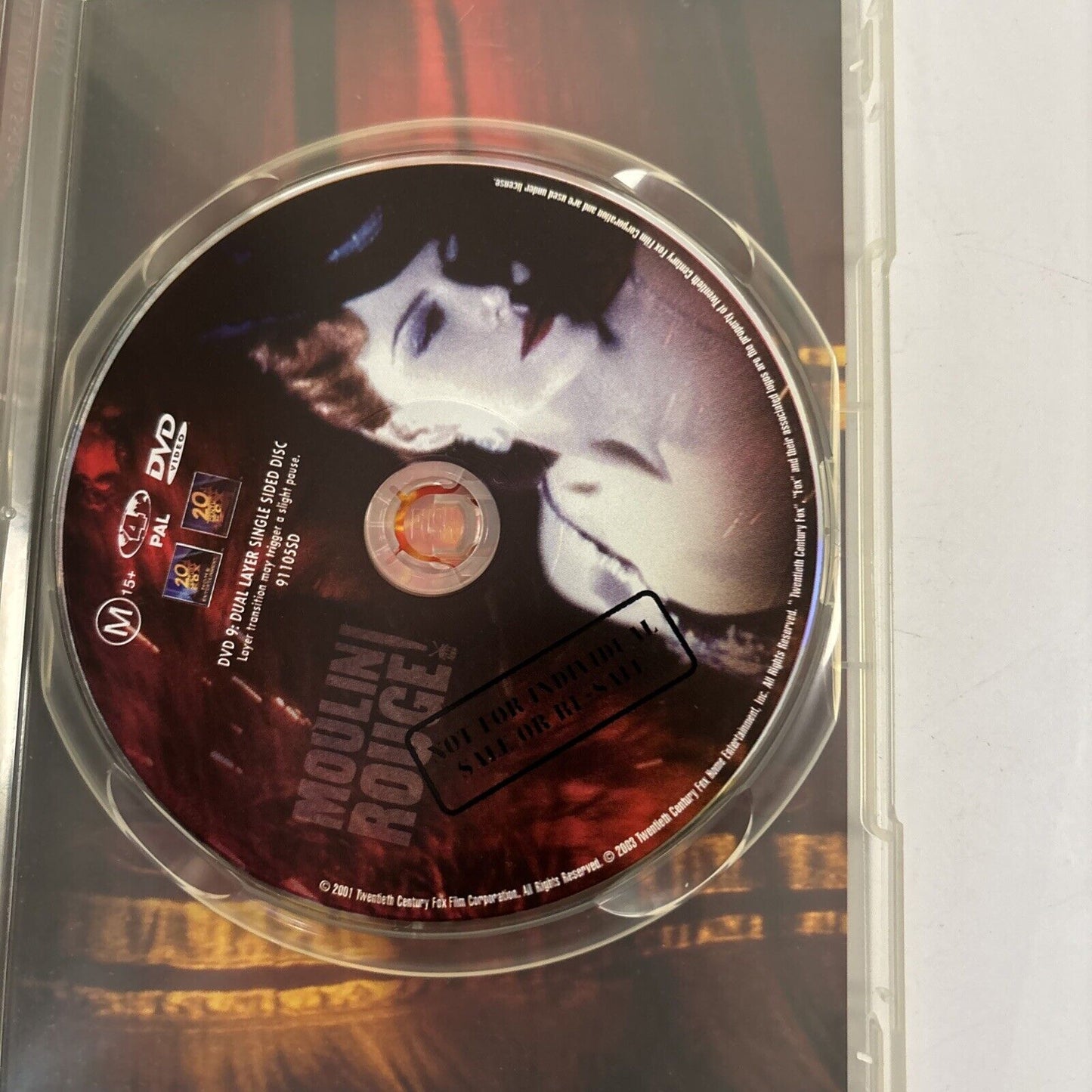 Moulin Rouge (DVD, 2001) Nicole Kidman, Ewan McGregor Region 4