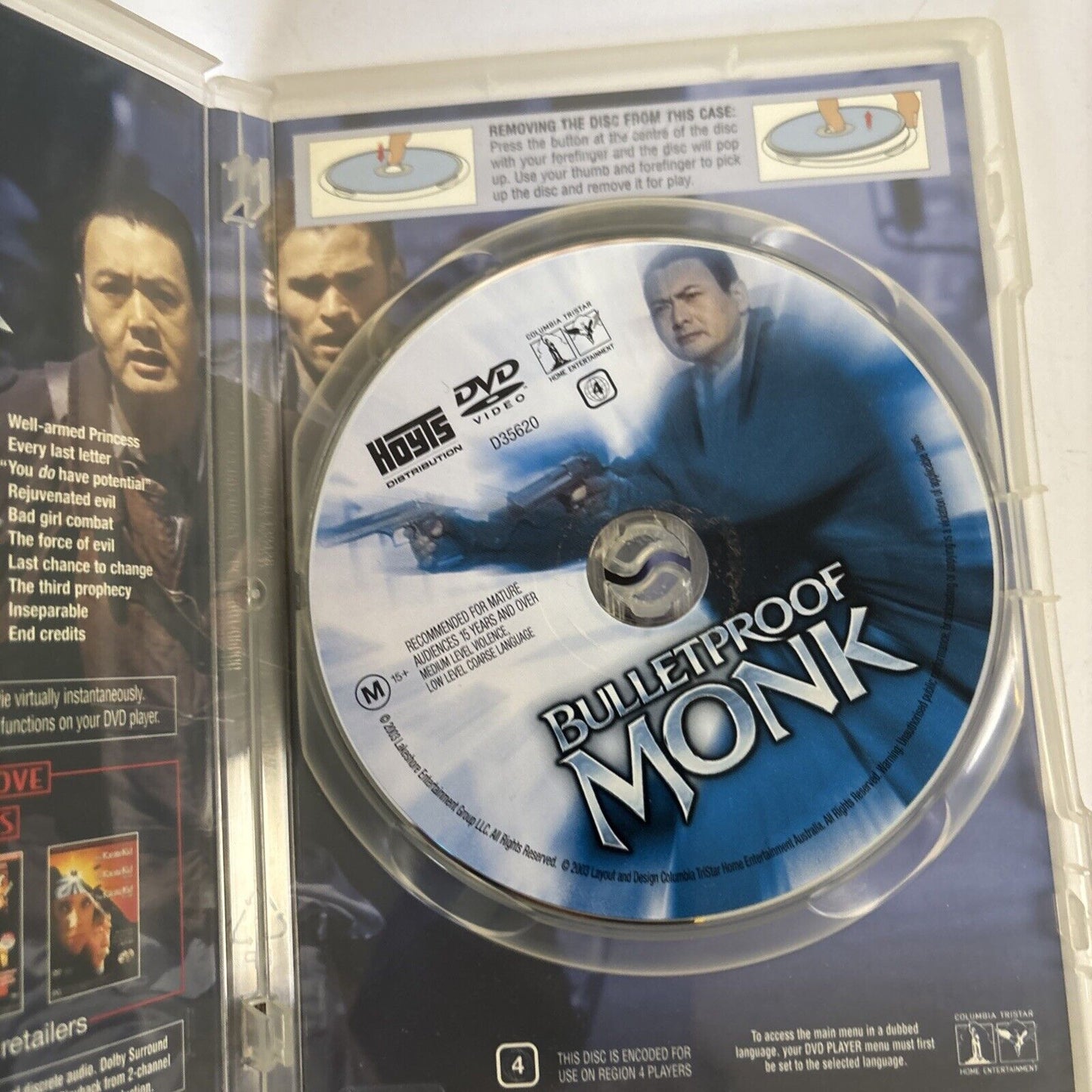 Bulletproof Monk - Collector's Edition (DVD, 2003) Chow Yun-Fat Region 4