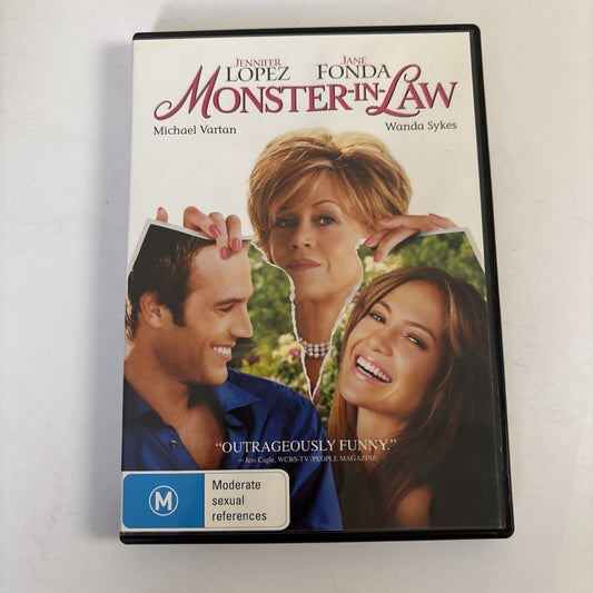 Monster in Law (DVD, 2005) Jennifer Lopez, Jane Fonda NEW Region 4