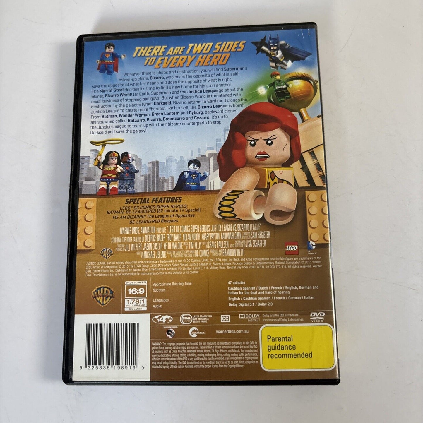 Lego - Batman Justice League Vs Bizarro League (DVD, 2015) Region 4
