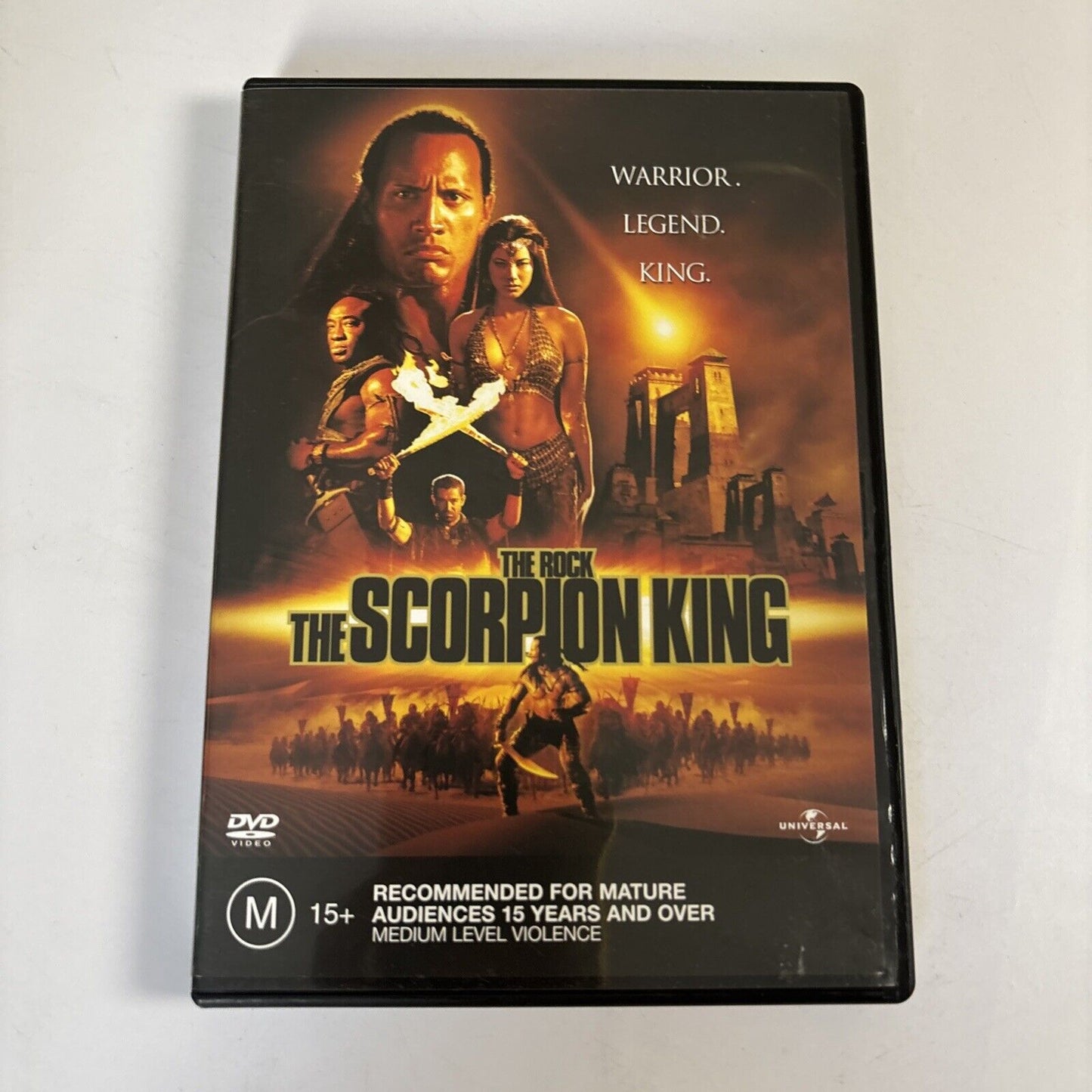 The Scorpion King (DVD, 2002) The Rock, Kelly Hu Region 4