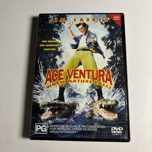 Ace Ventura - When Nature Calls (DVD, 1995) Jim Carrey NEW Region 4