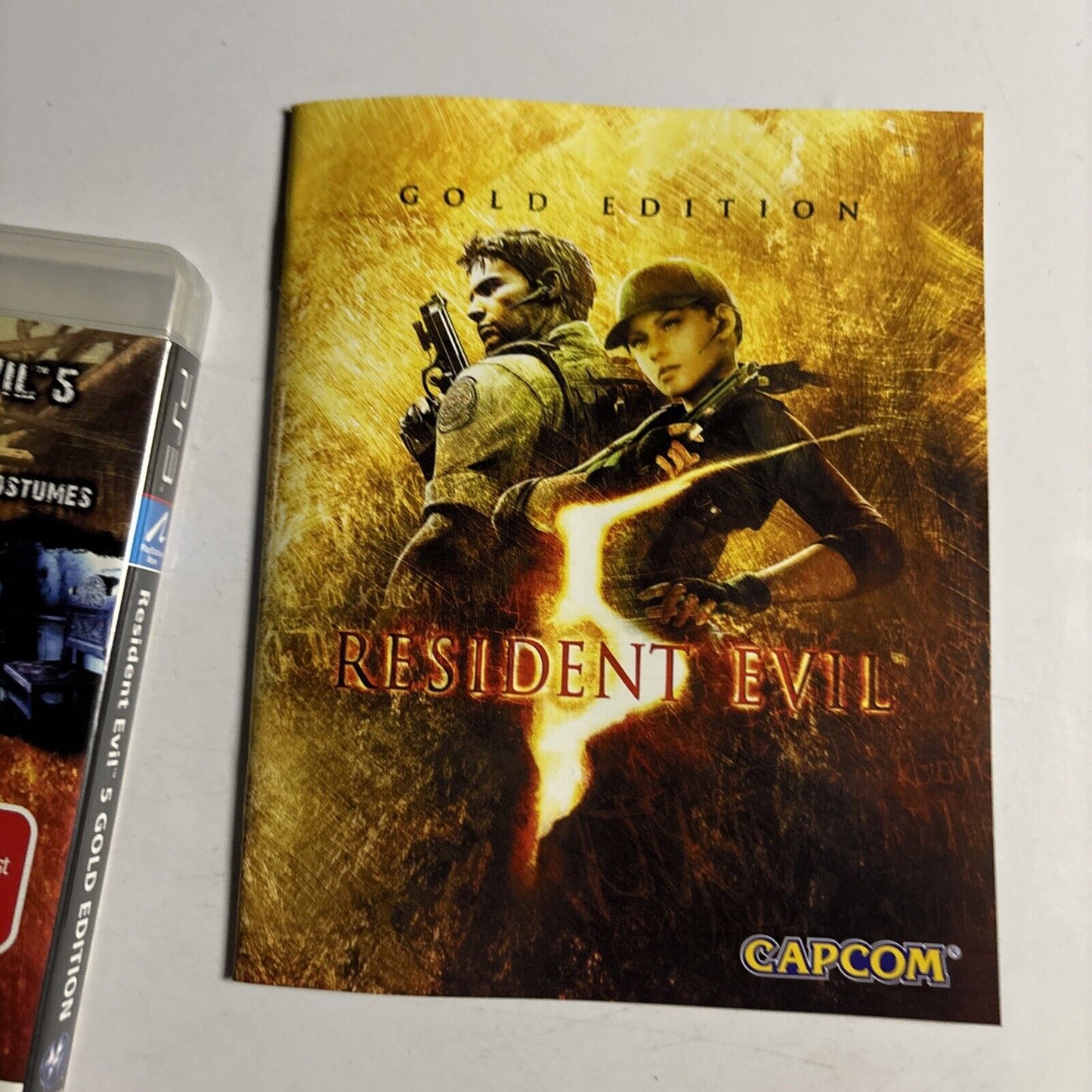 Resident Evil 5 Gold Edition Sony PlayStation 3 PS3 Manual