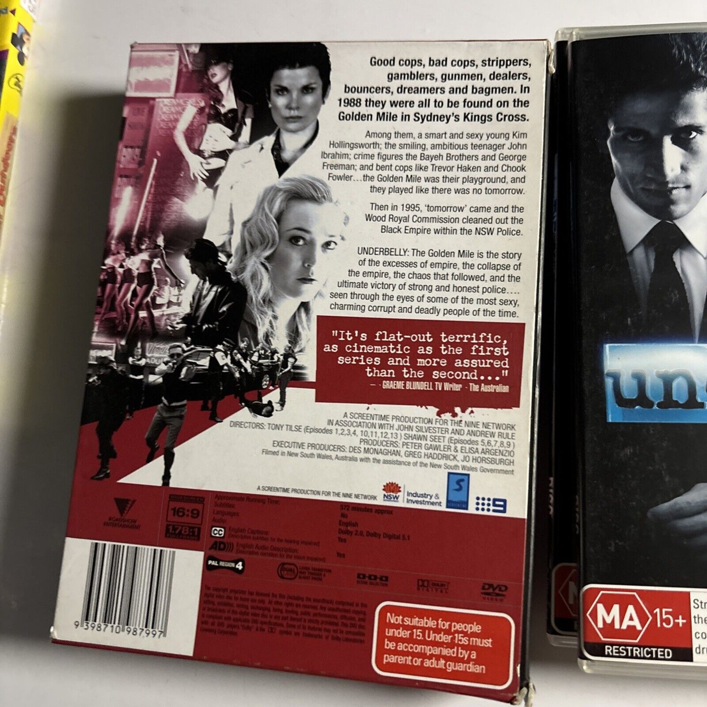 Underbelly - The Golden Mile (DVD, 2010, 4-Disc) Region 4