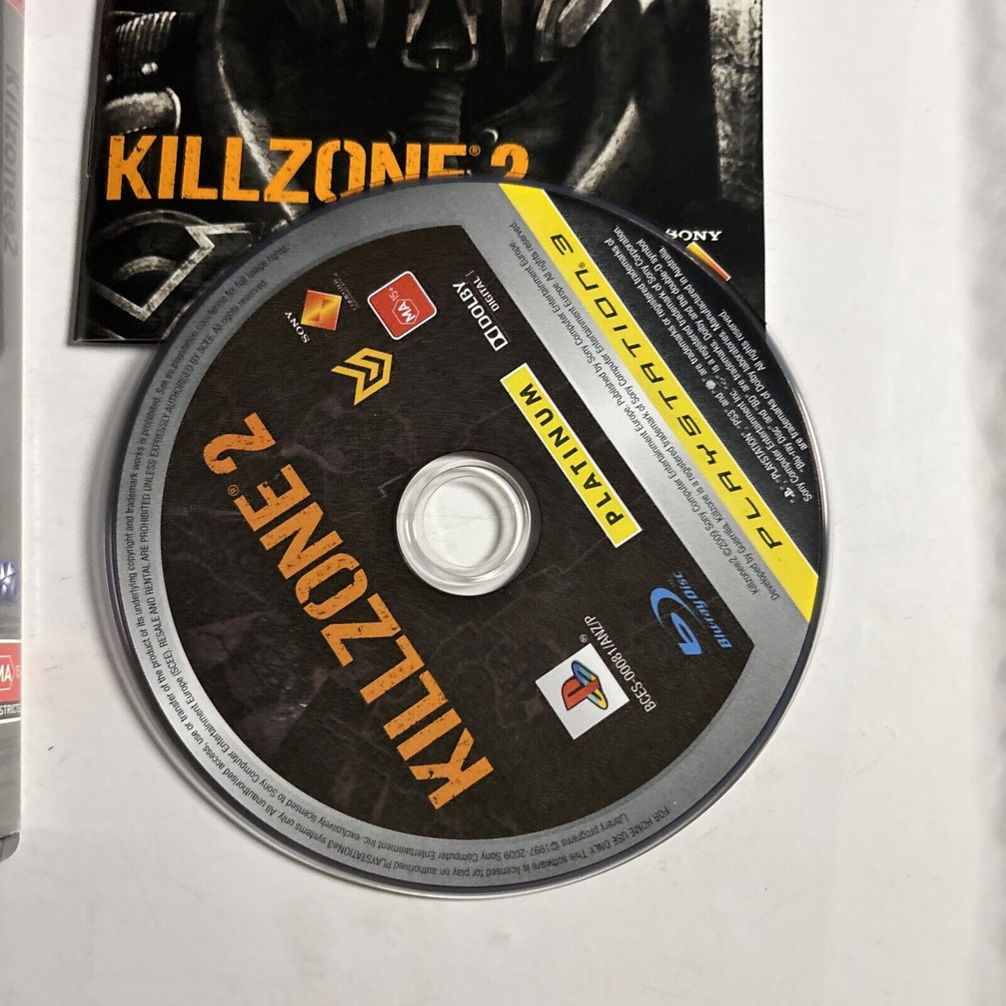 Killzone 2 - Sony Playstation 3 - Complete with Manual