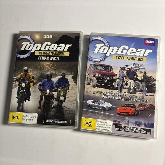 Top Gear: The Great Adventures : Vietnam, South America, Romania USA Special DVD