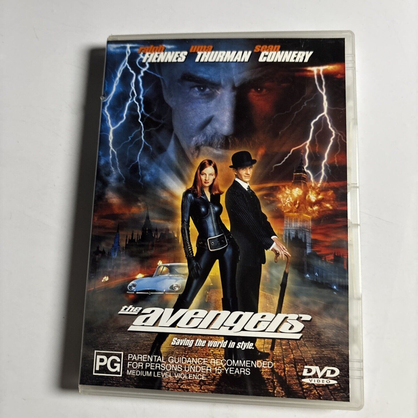 The Avengers (DVD, 1998) Sean Connery, Ralph Fiennes, Uma Thurman Region 4