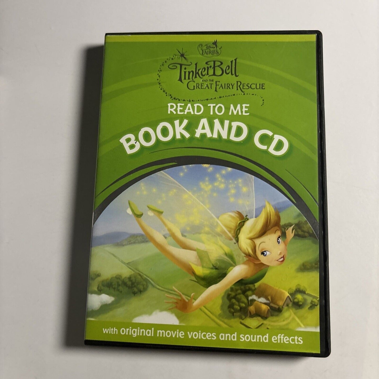 TinkerBell And The Great Fairy Rescue: Read To Me Book And CD NEW