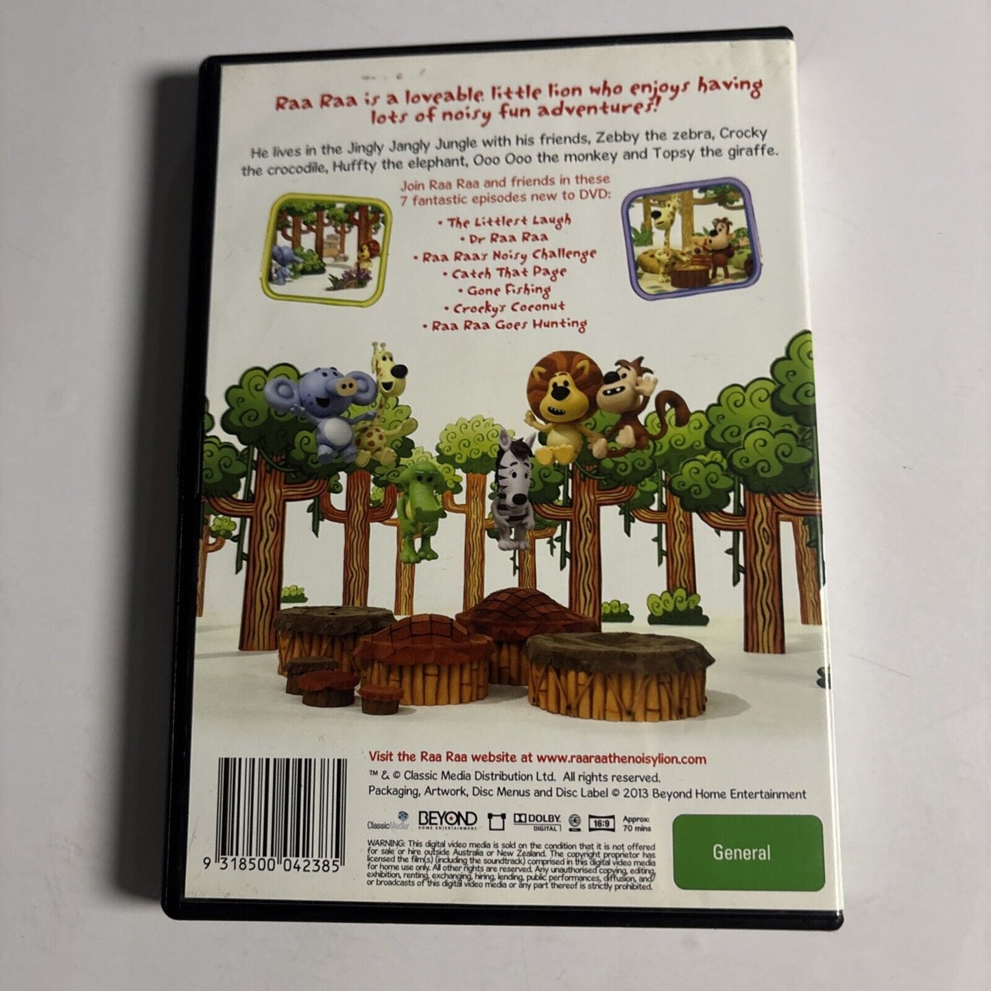 Raa Raa the Noisy Lion - Gone Fishing (DVD, 2011) Region 4