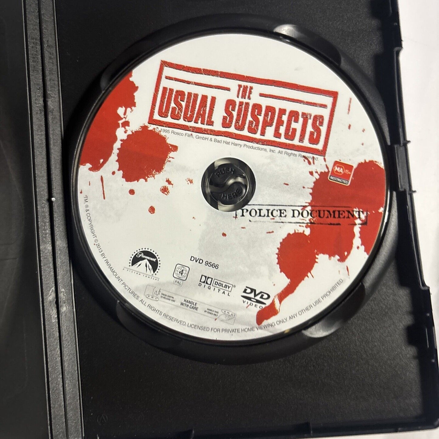 The Usual Suspects (DVD, 1995) Kevin Spacey, Chazz Palminteri Region 4