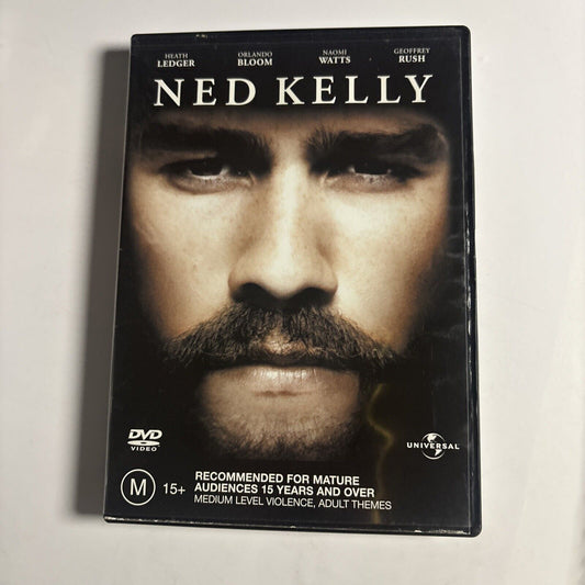 Ned Kelly (DVD, 2003) Heath Ledger, Naomi Watts, Geoffrey Rush Region 4 &2