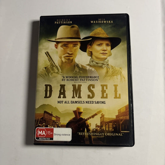Damsel (DVD, 2018) Robert Pattinson, Mia Wasikowska NEW Region 4 &2