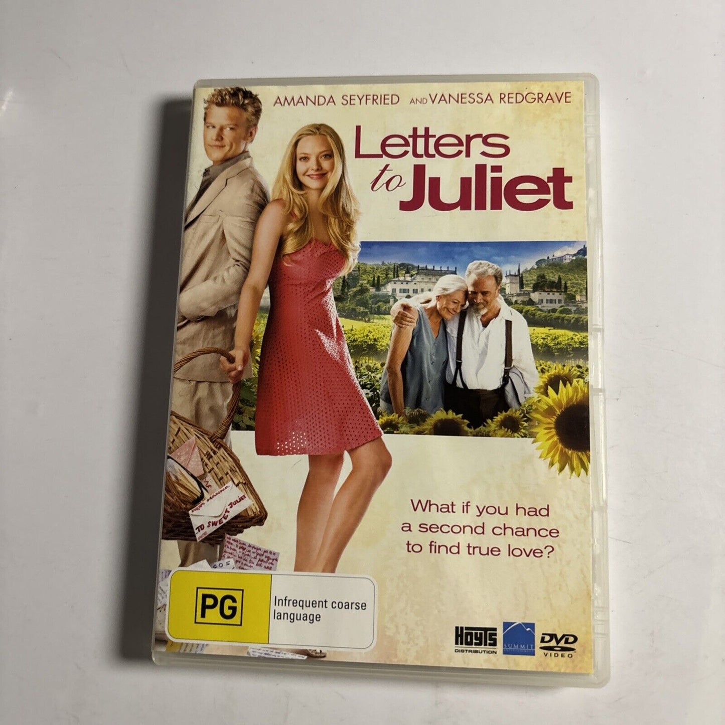 Letters to Juliet (DVD, 2010) Amanda Seyfried, Vanessa Redgrave NEW Region 4