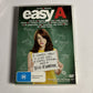 Easy A (DVD, 2010) Emma Stone, Amanda Bynes, Malcolm McDowell Region 4