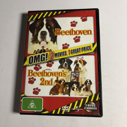 Beethoven / Beethoven's 2nd (DVD, 2017) NEW Region 4