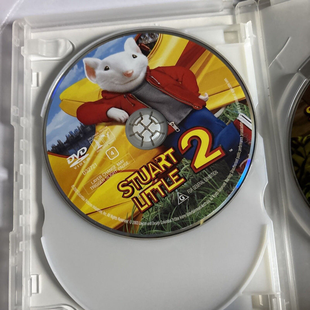 The Stuart Little Collection 1,2,3 (3 Movie Set, DVD) Michael J Fox Re ...