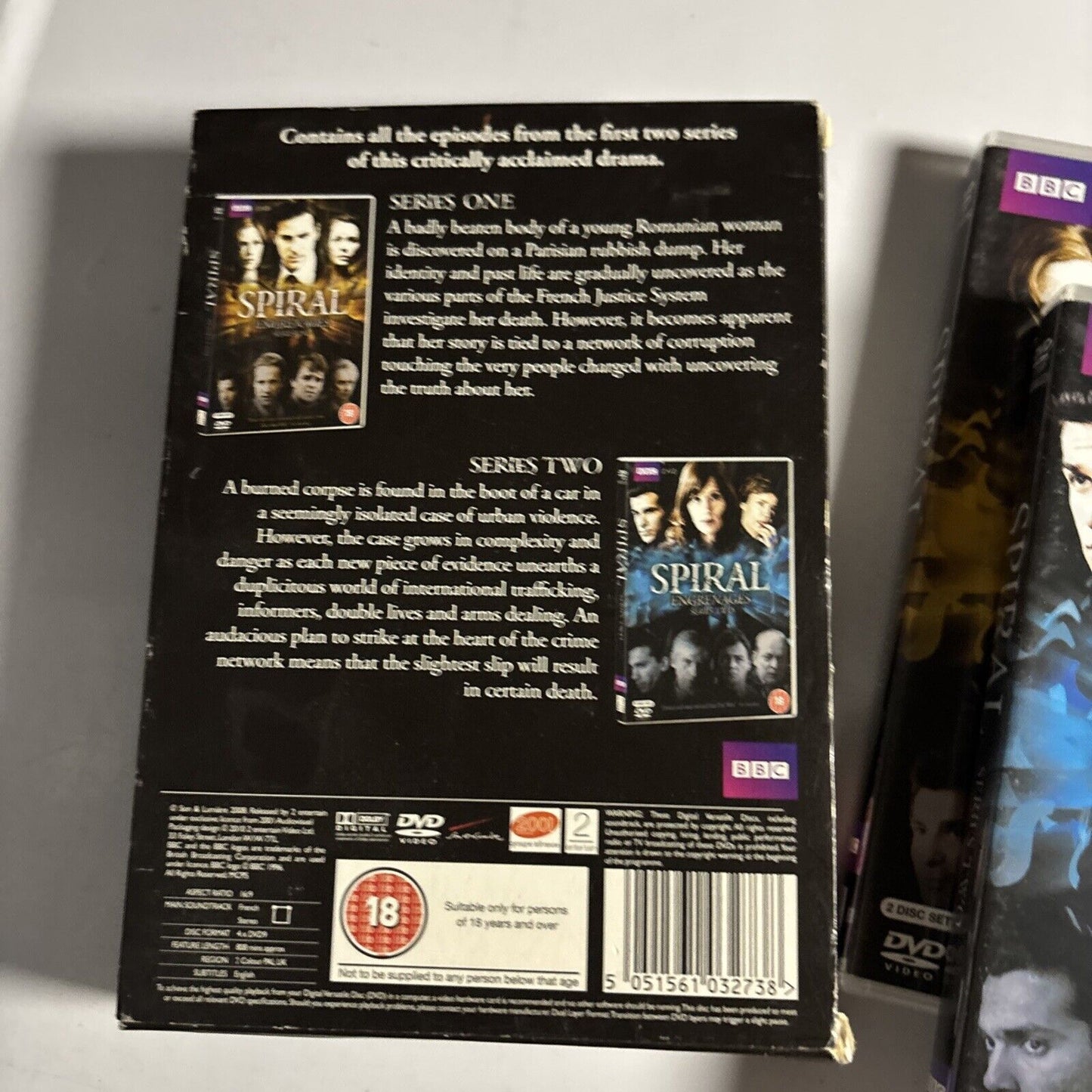 Spiral Engrenages - Series 1 & 2 (DVD, 2008, 4-Disc) Caroline Proust Region 2