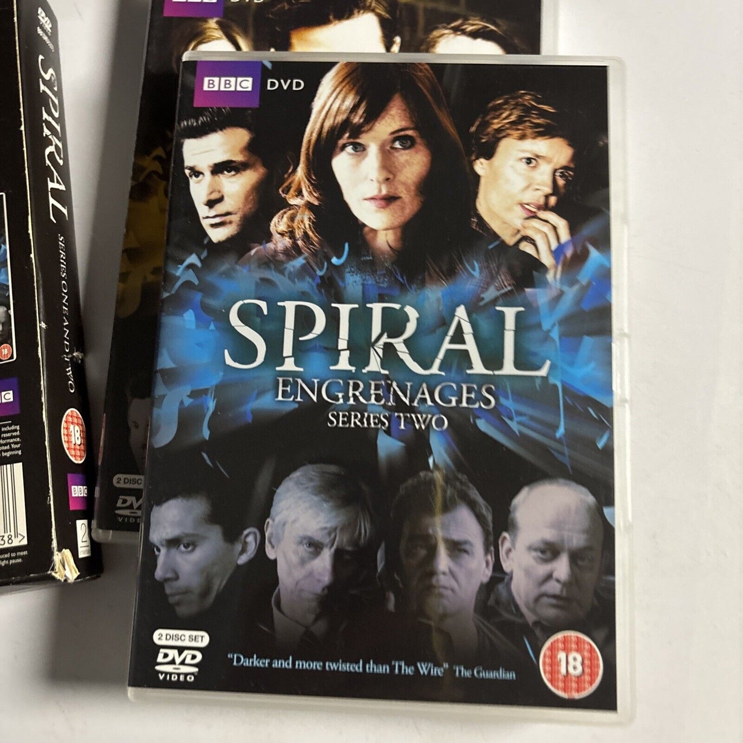 Spiral Engrenages - Series 1 & 2 (DVD, 2008, 4-Disc) Caroline Proust Region 2
