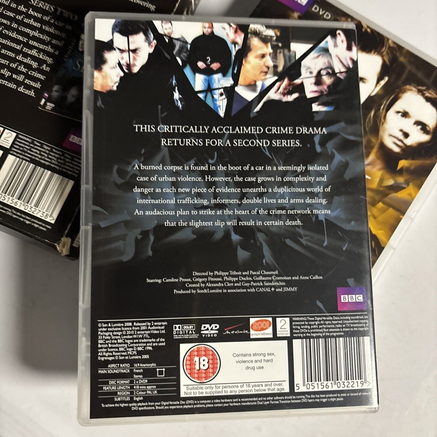 Spiral Engrenages - Series 1 & 2 (DVD, 2008, 4-Disc) Caroline Proust Region 2