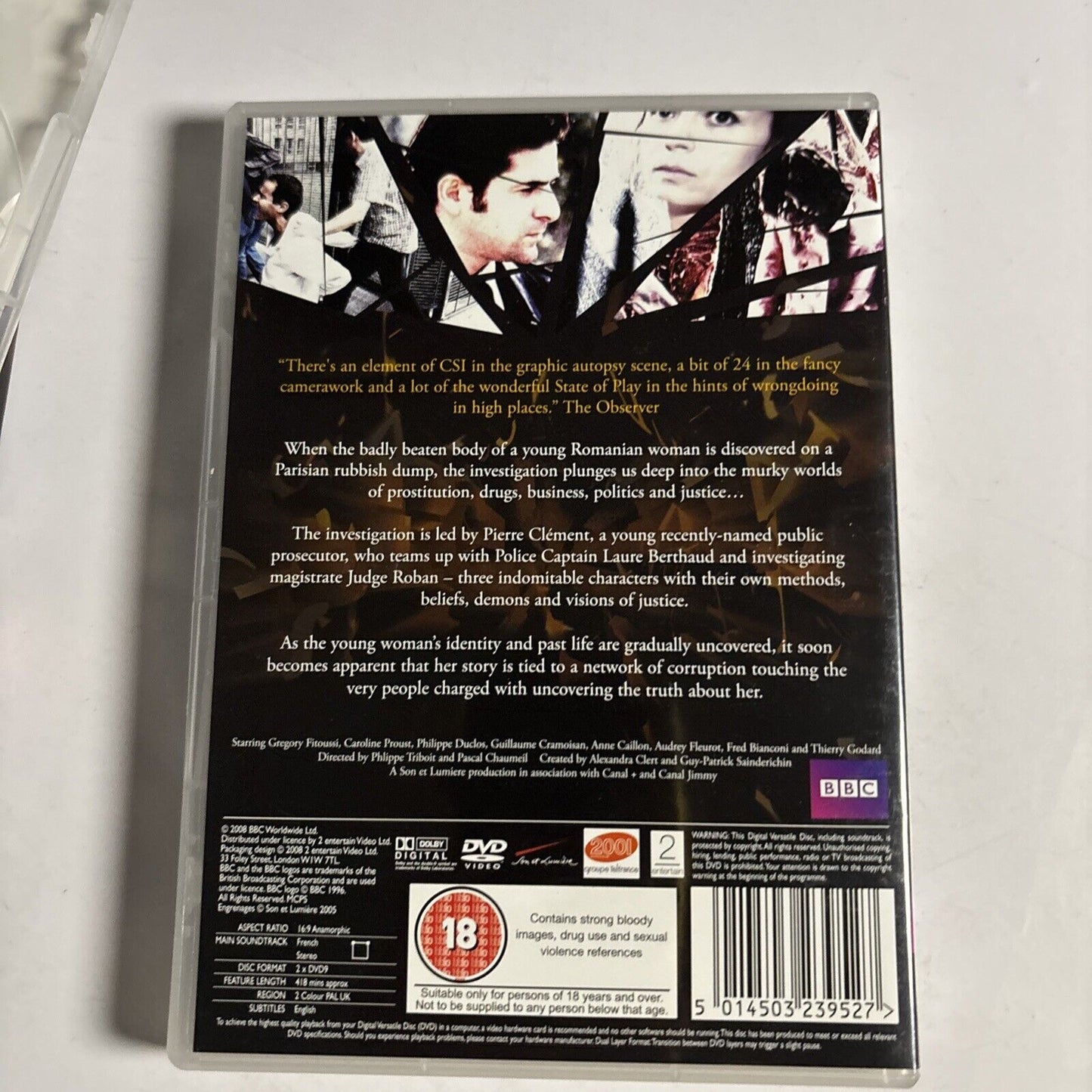 Spiral Engrenages - Series 1 & 2 (DVD, 2008, 4-Disc) Caroline Proust Region 2