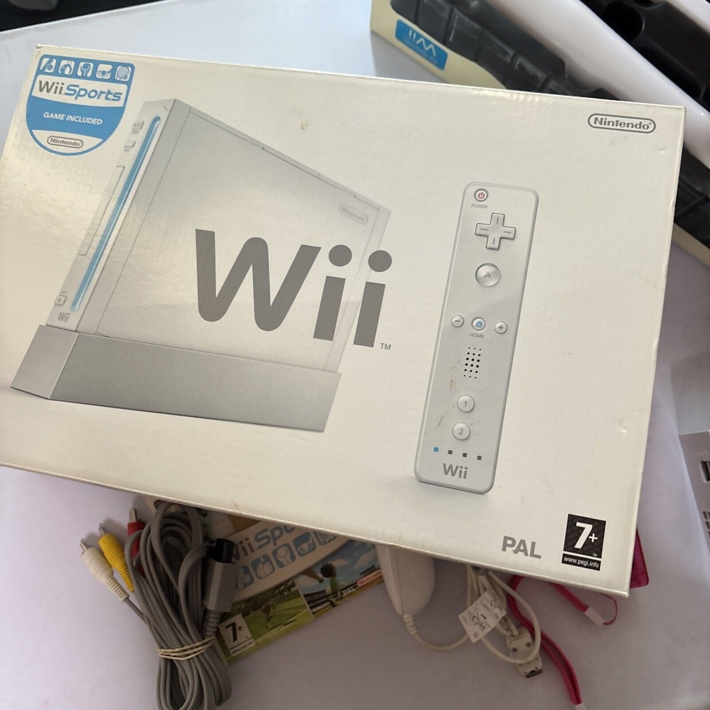 Nintendo Wii Console & Wii Sports Game + Accessories PAL