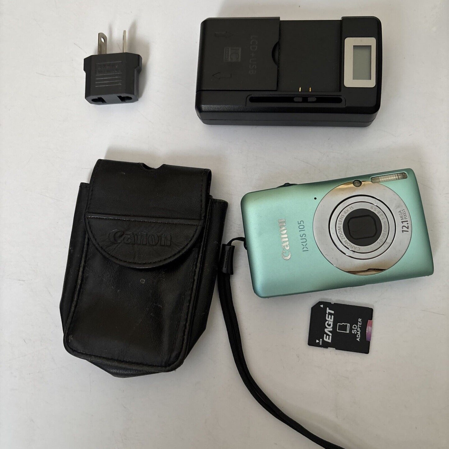 Canon IXUS 105 PowerShot Digital Camera 12.1 MP 128mb SD Card