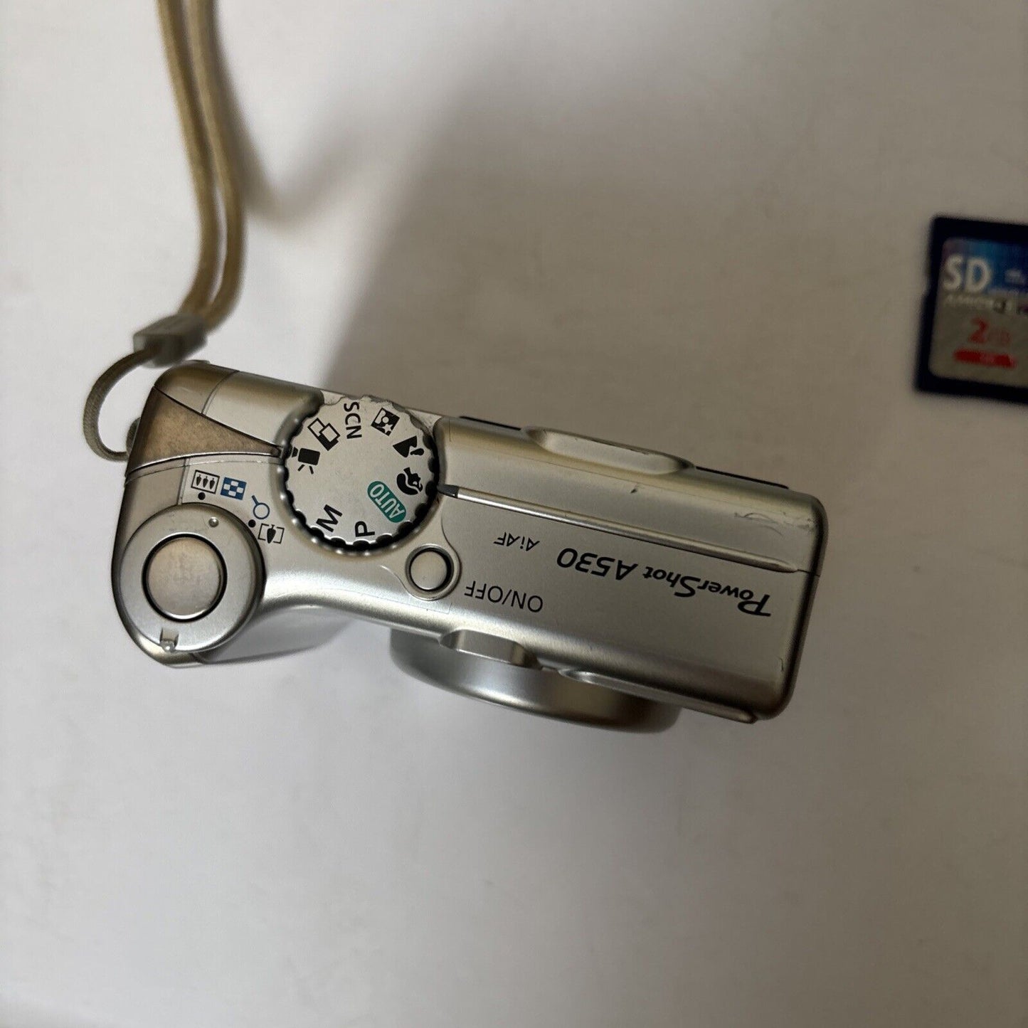 Canon PowerShot A530 Digital Camera 5MP 2GB SD Card