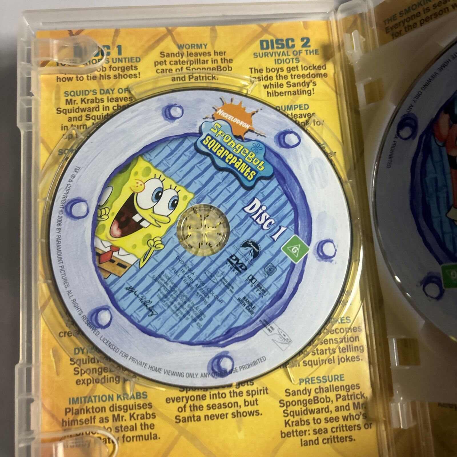 SpongeBob SquarePants The Complete Season (DVD, 2006) Disc