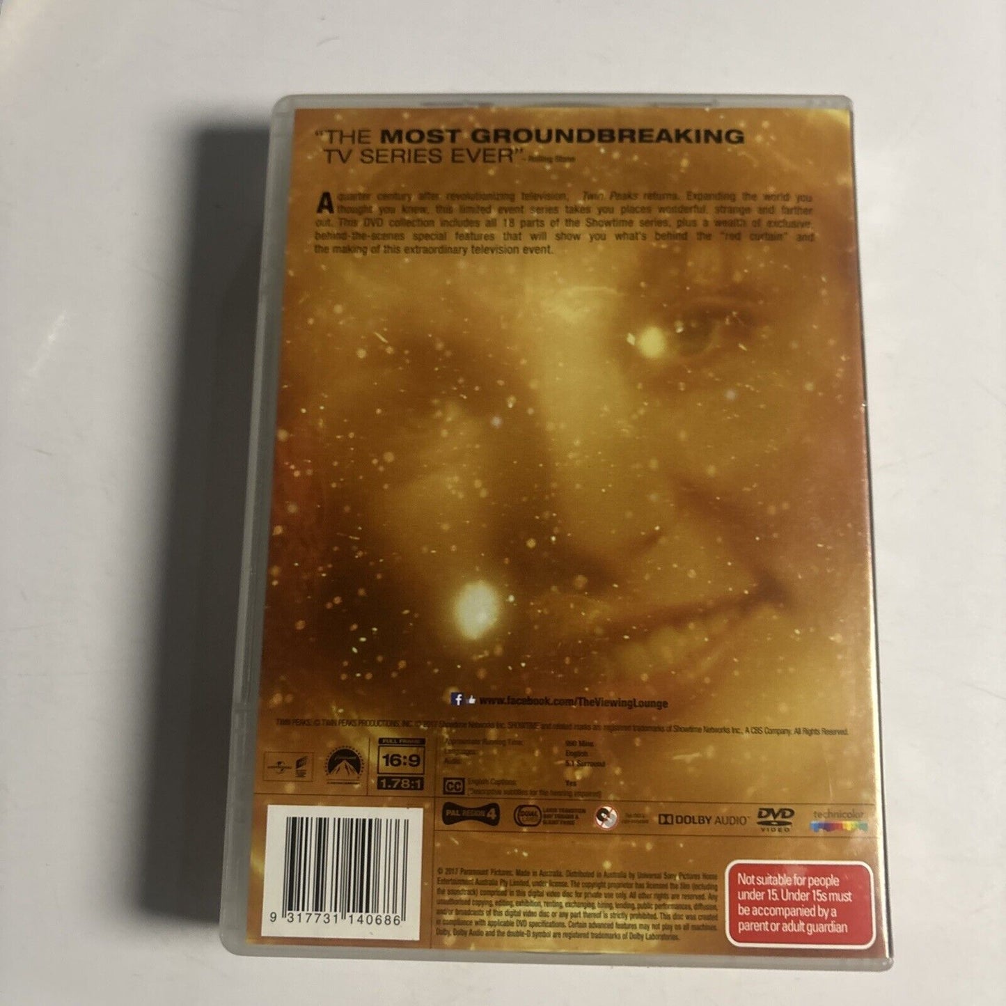 Twin Peaks - A Limited Event Series (DVD, 2017, 8-Disc) Kyle MacLachlan Region 4