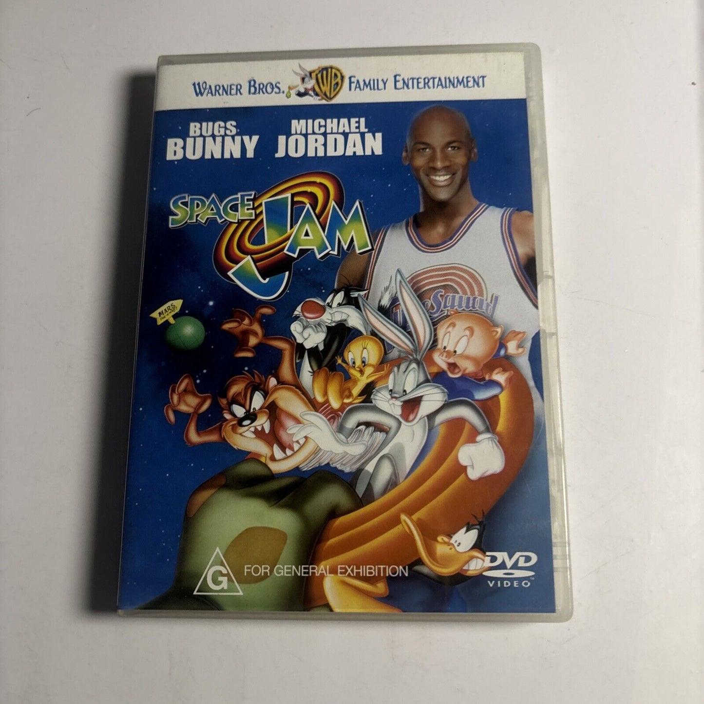 Space Jam (DVD, 1996) Michael Jordan, Bill Murray, Charles Barkley Region 4