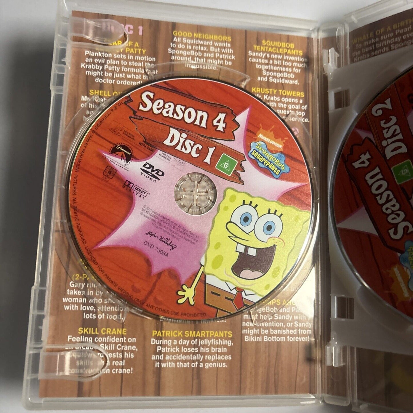 SpongeBob SquarePants - Complete Season 4 (DVD, 2013. 3-Disc) Region 4