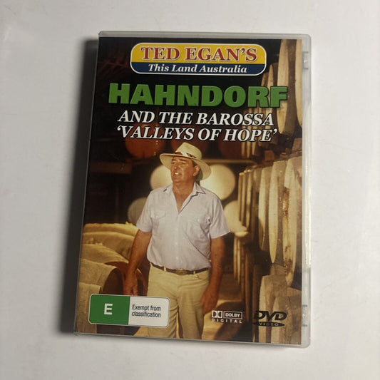 HAHNDORF and The Barossa Valleys of Hope (DVD) Ted Egan All Regions