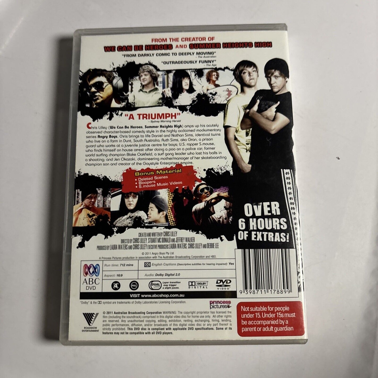 Angry Boys (DVD, 2011, 3-Disc) Chris Lilley NEW Region 4